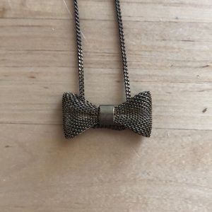 Vintage Copper Bow Necklace